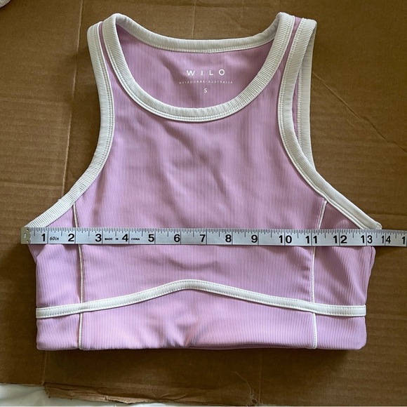 Wilo Australian Brand Small Removable Padded Bra Active Lilac - Size Small - Picture 6 of 8